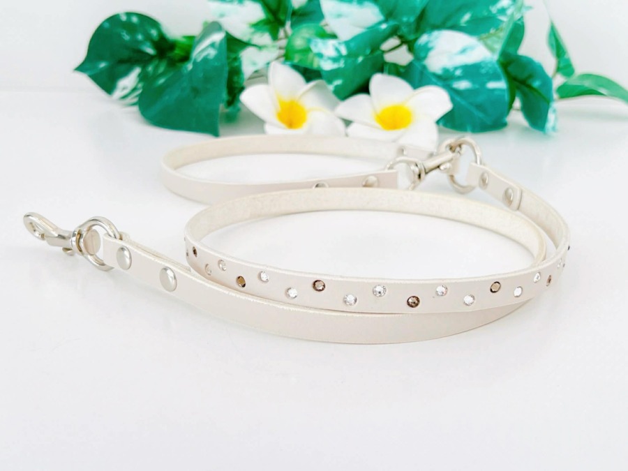 カラフルラインストーン埋込リード グレージュ